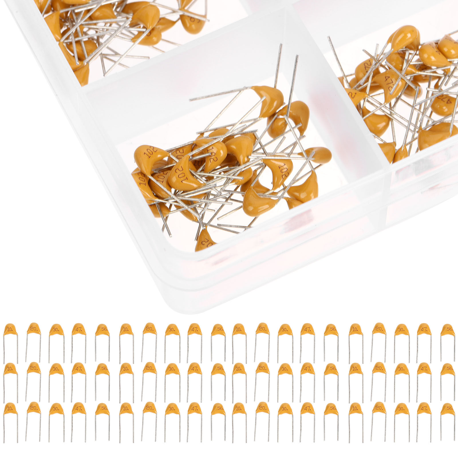 Electronics Repair Hobby - 1 Set Seramik Kondansatör Örnekleri, 50V