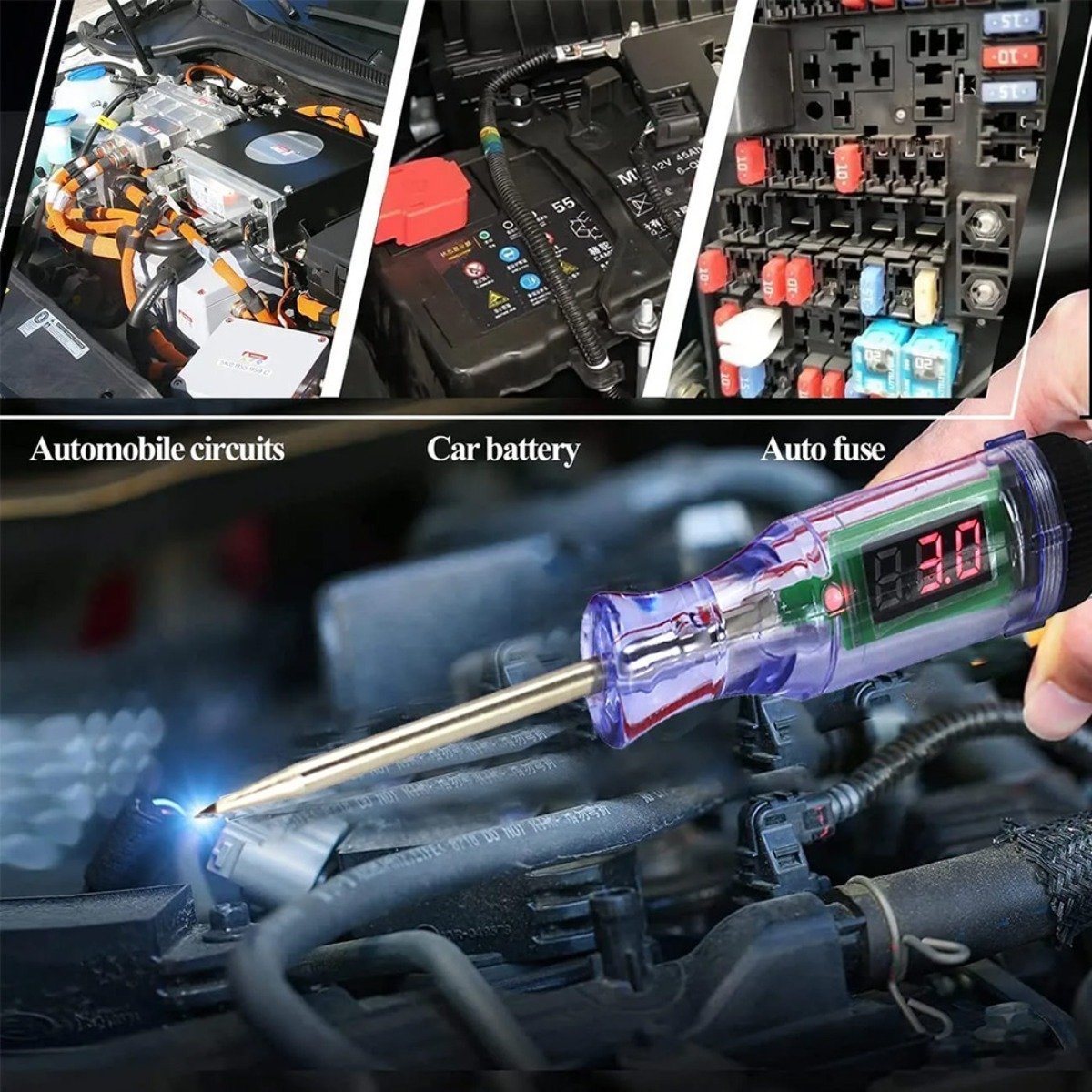 Araba Kamyon Voltaj Devre Test - Electronics Repair Tools incelemesi ve fiyatı